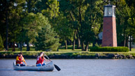 canoeing on storm lake